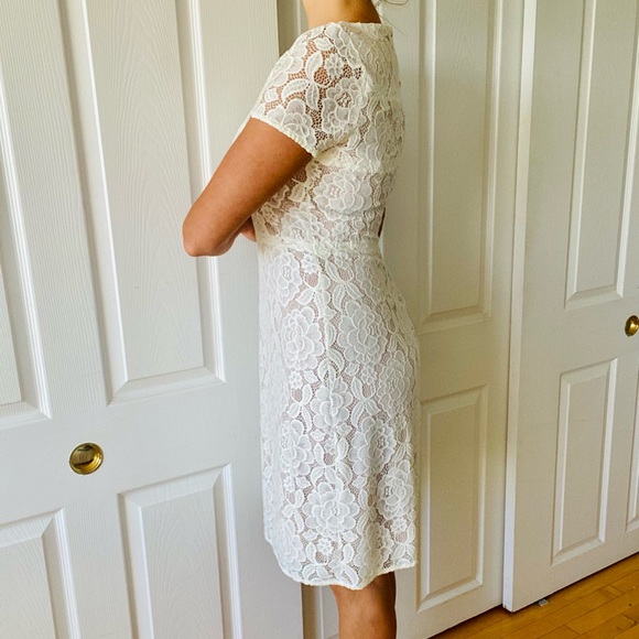 Brand New! Ivanka Trump Ivory Lace Dress - Picture 7 of 8